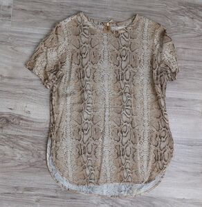 Michael Kors Animal Print Blouse